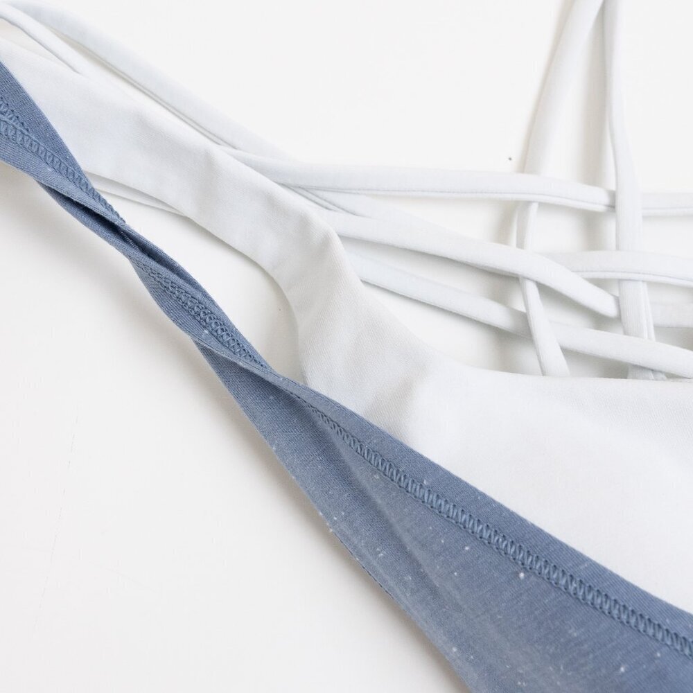 Lululemon Tied in Energy 2-in-1 Tank Top Tempest Blue Almost Blue Size 4 - Picture 7 of 12